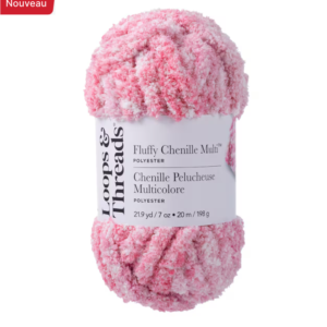 Laine Chenille Pelucheuse Multicolore de Loops & Threads